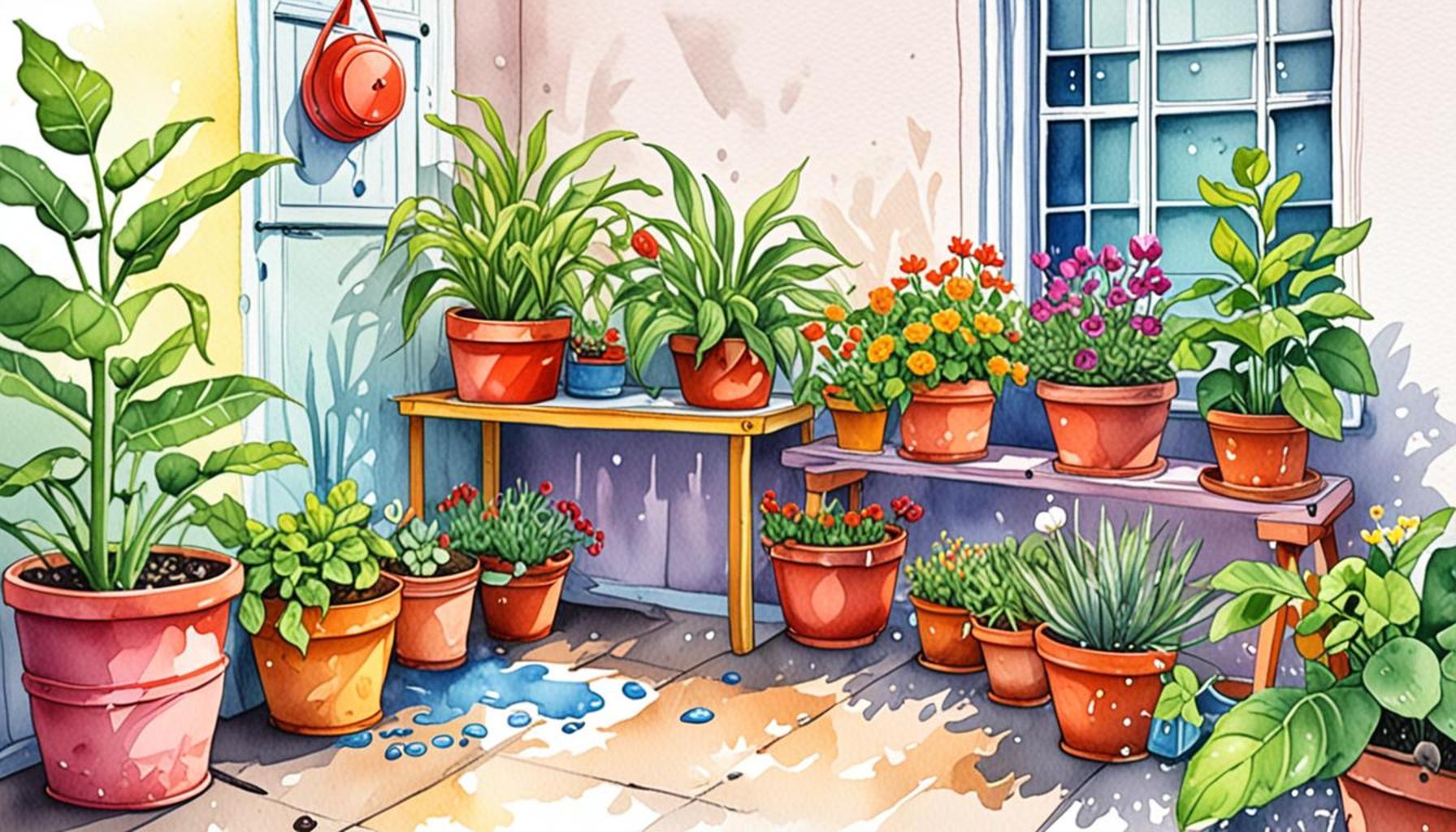 Creative Watering Techniques for Small Spaces: Tips for Urban Gardeners