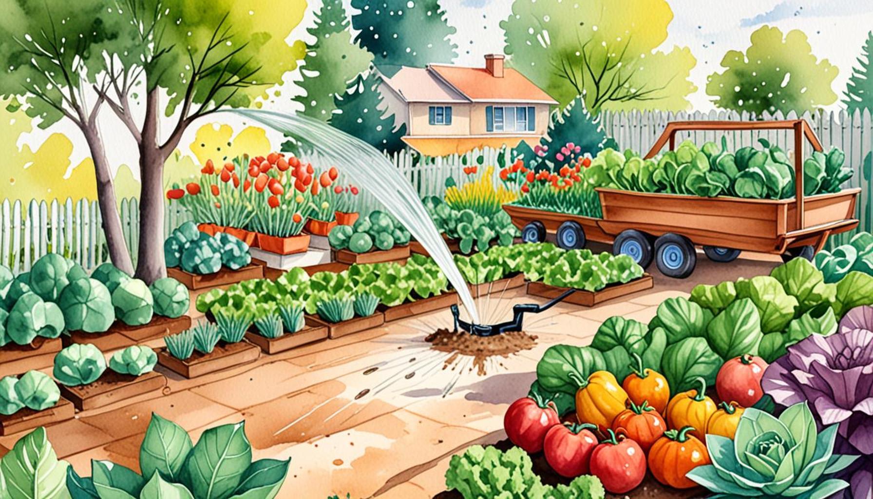 Efficient Irrigation Techniques for Home Gardens: Keeping Your Vegetables Healthy Without Water Waste