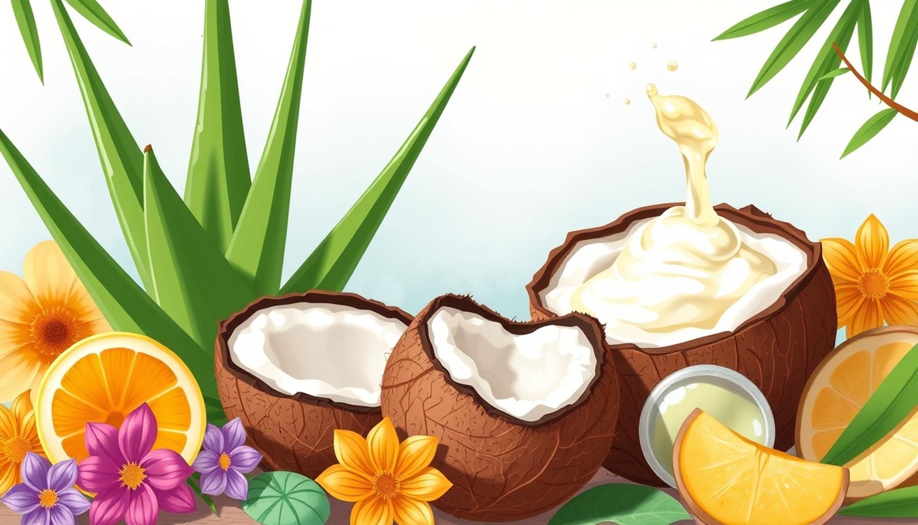 A Powerhouse of Natural Ingredients: How Aloe Vera and Coconut Oil Transform Your Anti-Aging Skincare Routine
